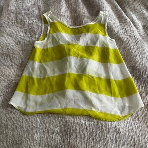 Open back stripe tank